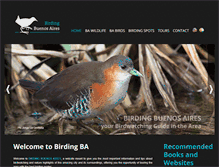 Tablet Screenshot of birdingbuenosaires.com